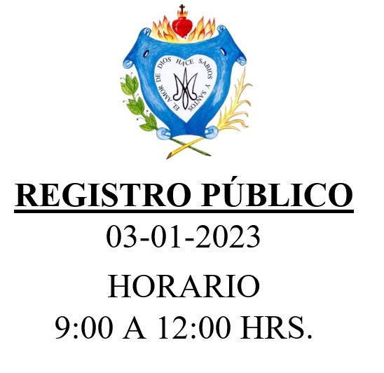 HORARIO REGISTRO PÚBLICO